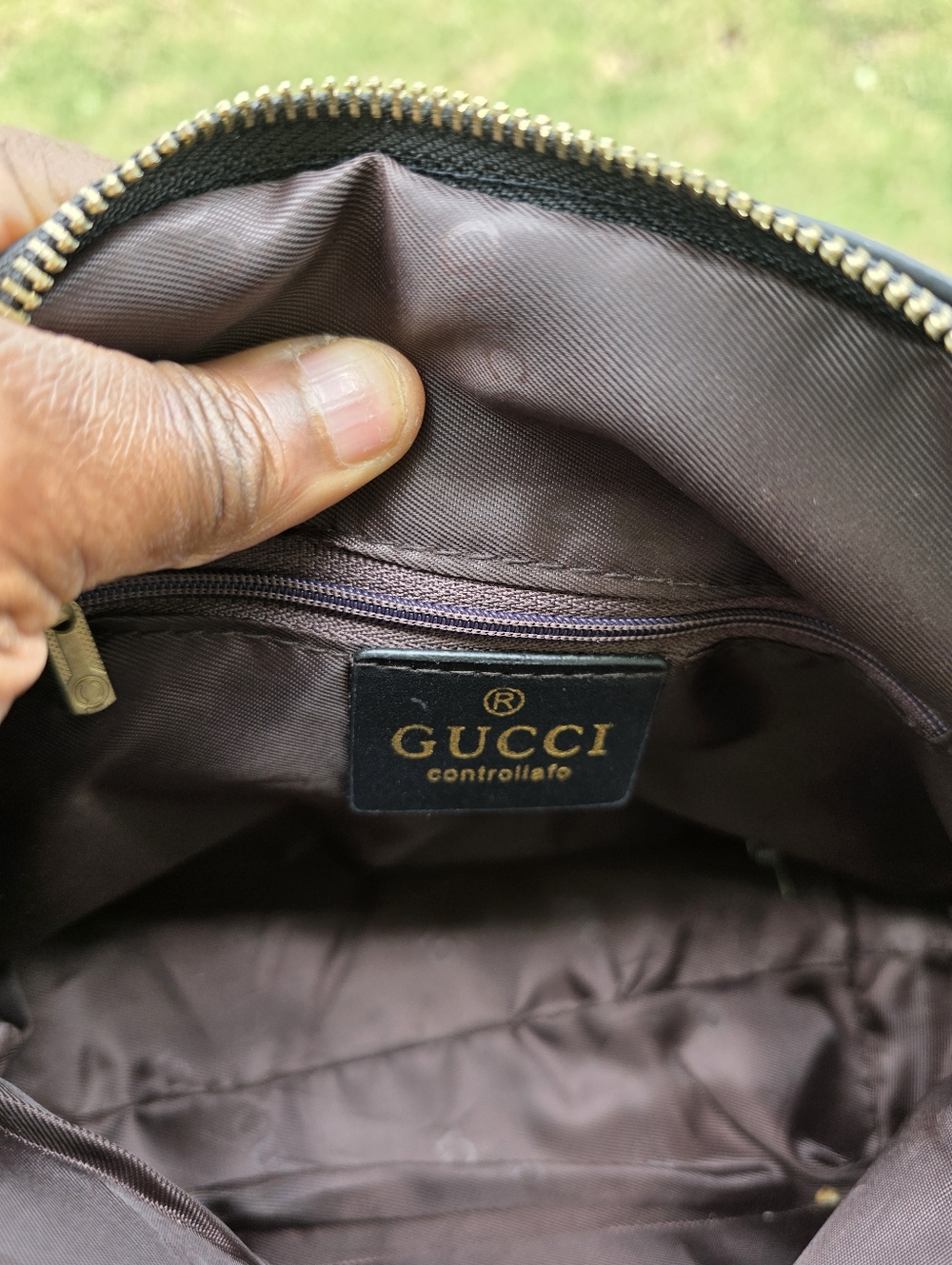 Gucci Black Suede Crossbody Bag Women Green-Red Stripe Detach Strap 7x11 - Picture 15 of 16